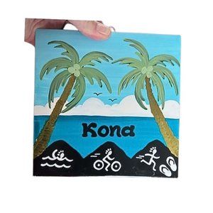 Triathlon, Kona, Ceramic Tile 6" x 6"